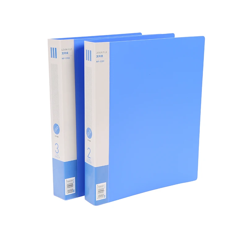 
Factory Low Price Custom Order A3 File Folder Ring Binder Stationery Plastic Lever File 