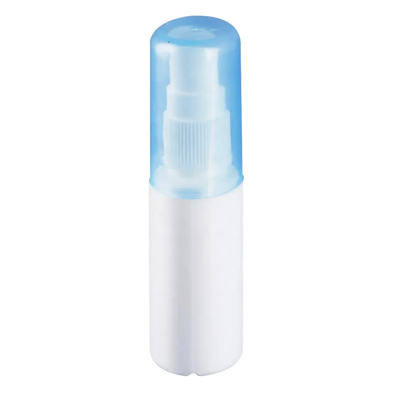 
wholesales custom cheap Empty Plastic Lotion Bottle With blue lid Pet 30ml Shampoo hair spray pump 
