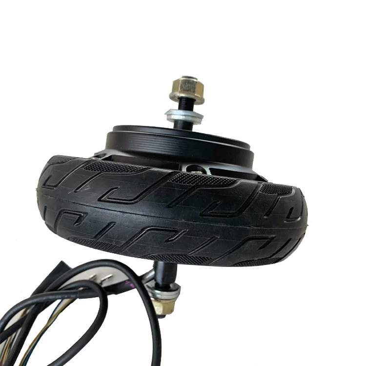 China factory direct sale 6.5 inch 6.5x2 8.5' 8.5x2 10 inches 10x2.50 motor wheel 6.5 inch front and rear wheel for sale