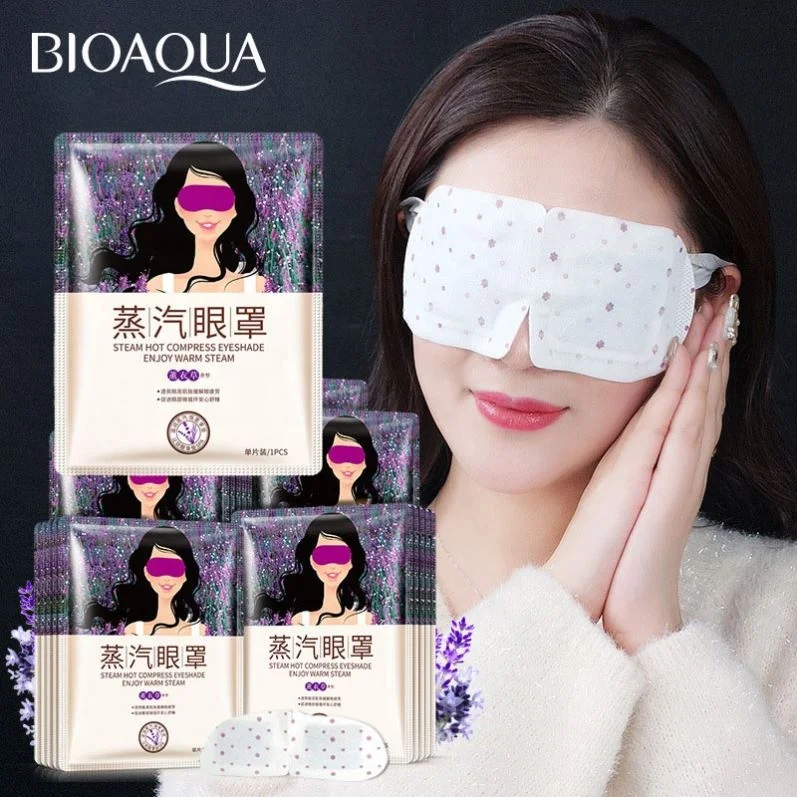 Eye Mask Silk Oem Odm Breathable Travel Blindfold Sleep Kids Sleeping Masks Hot Steam Heating steam eye masks