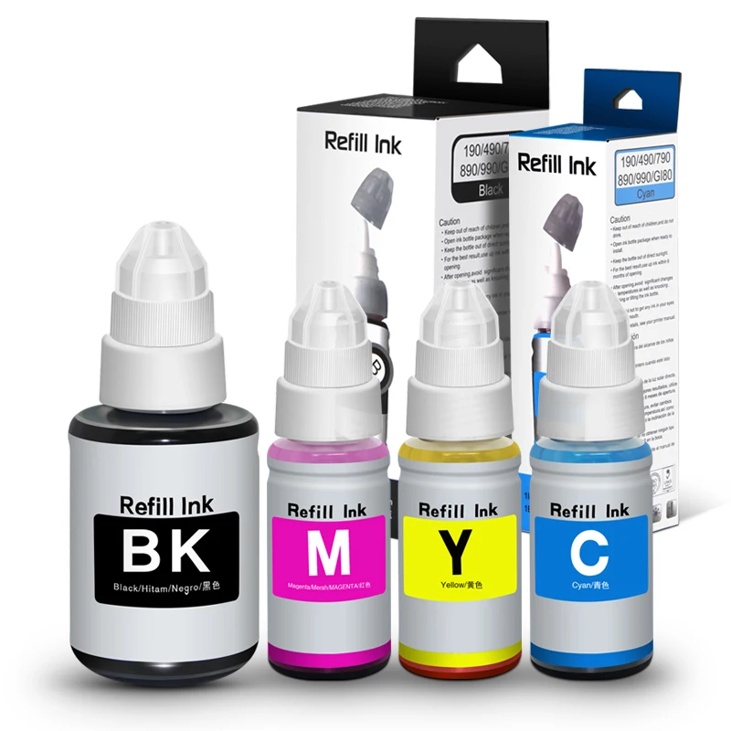 Factory price 70ml dye ink for G2000 G1000 G3000 G1100 G2100 G3100