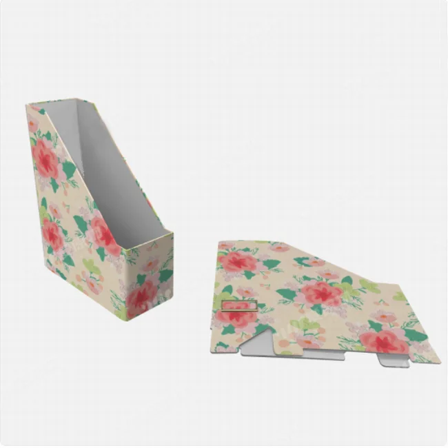 Foldable File Holder Desktop Organizer Standing Rack Water Paperboard  Document Magazine Holder friendly storage organization