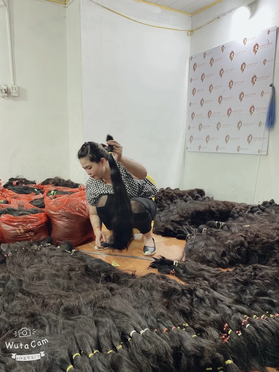  100% вьетнамские человеческие волосы оптом-необработанные индийские оптом