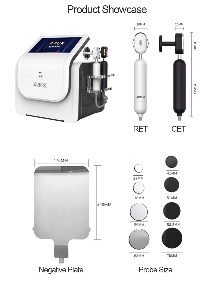 Медицинское Оборудование для физиотерапии cet ret tecar therapi diatermia phisiotherapy Smart 448 кГц машина tecarterapia