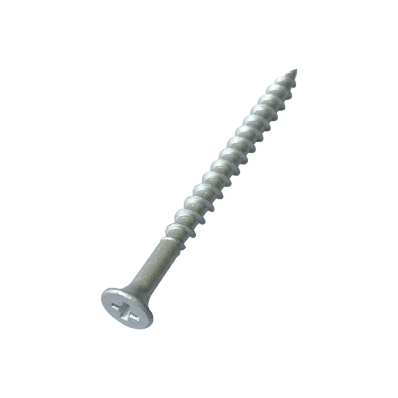 Ready To Ship And OEM Silver Decking Screw For Wood #10* 2 1/2 Flat head Phillips Drive Decking screw