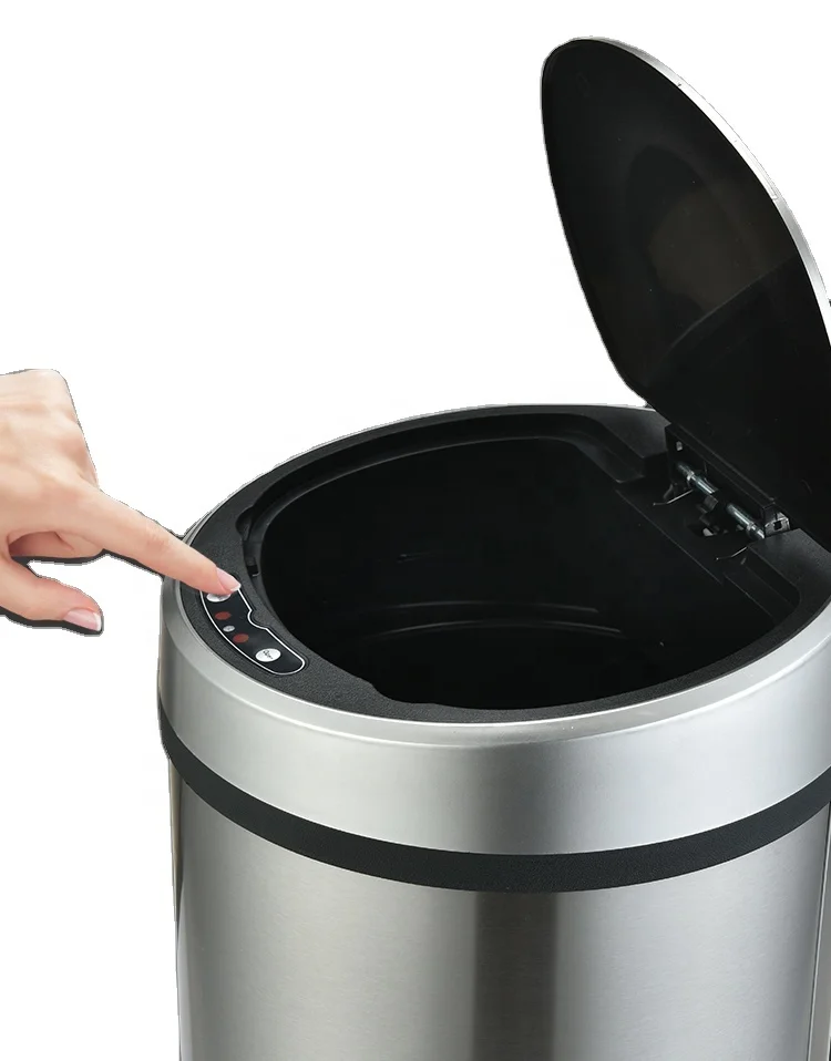 High quality automatic sensor small size electric dustbin for office