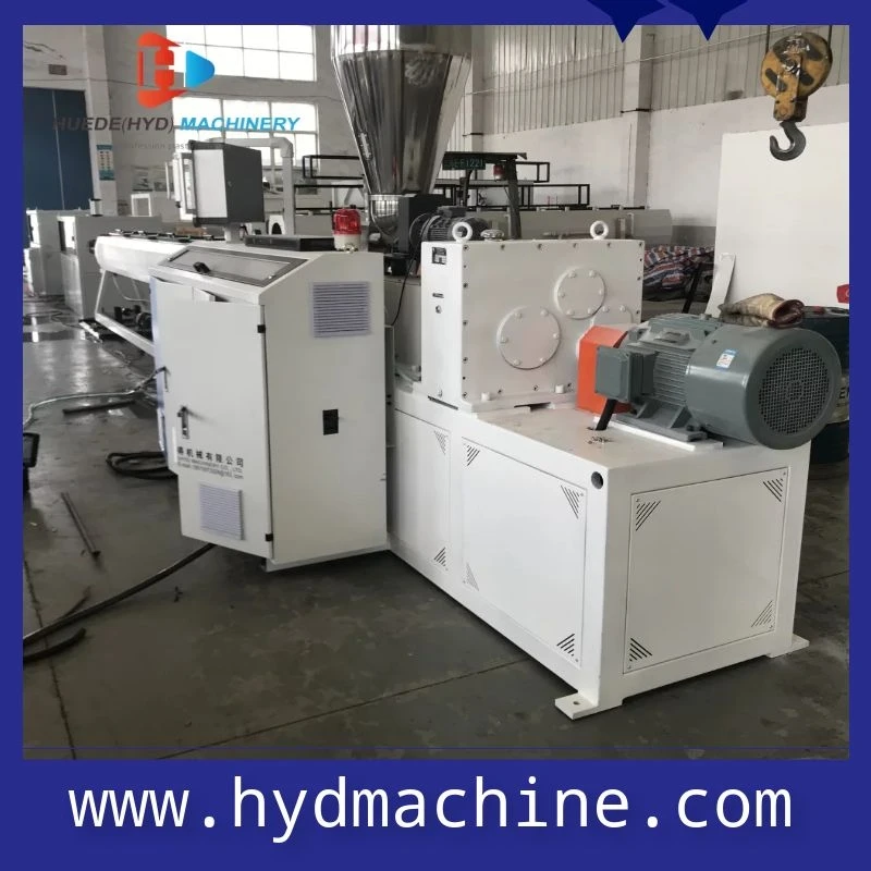 Hot Selling Double Screw Two Cavity Plastic PVC Pipe Extrud Production Line Making Machine