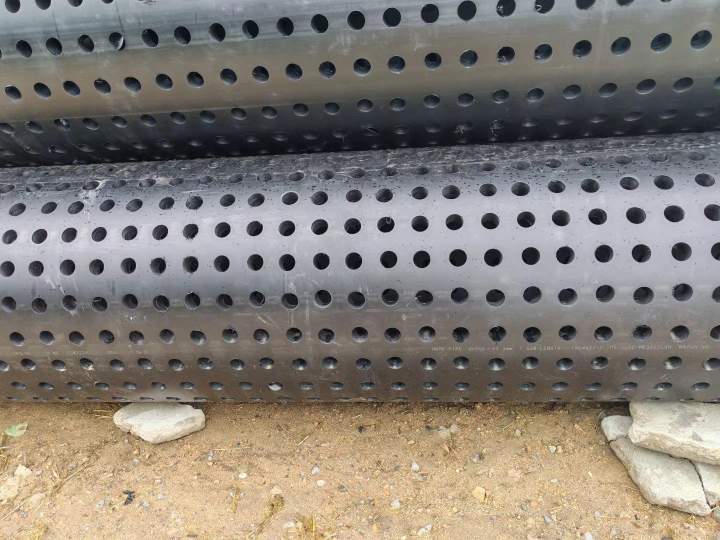 4inch upvc perforated drainage pipe