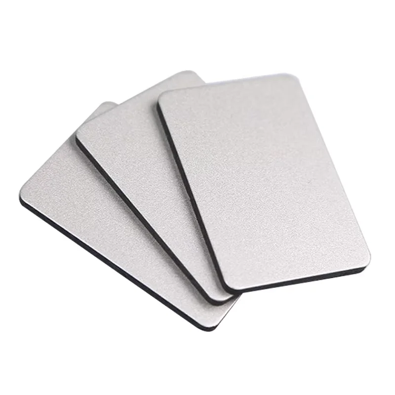 Champagne Metallic Gold Thickness 4 mm ACP Sheets PVDF ACM Metallic Colors Aluminum  Composite Panel