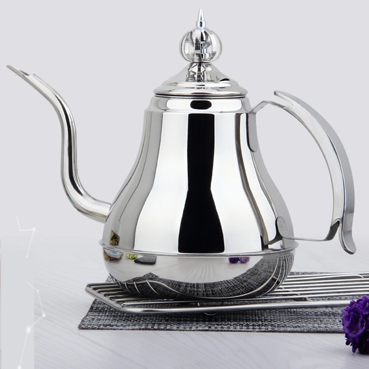
Stainless Steel Teapot Coffee Pot Water Kettle With Filter Large Capacity 