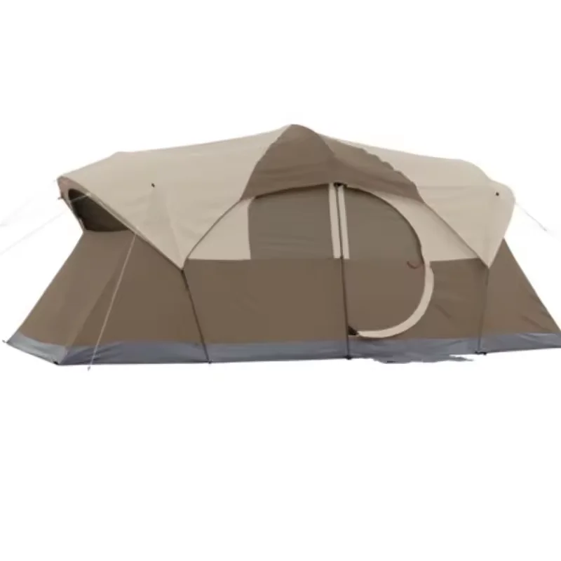 Four seasons big double automatic waterproof windproof outdoor 10 person thickened family camping tent