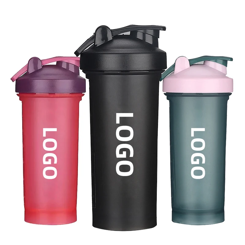Wholesale Custom Logo Plastic Bpa Free Tritan Gym Sport Water Bottle Mixer Cups Shaker Ball Supplement Protein Shaker Bottle