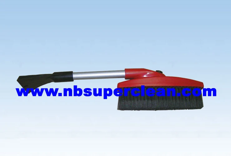48cm Soft PET bristle snow brush for car cleaning with Ice shovel