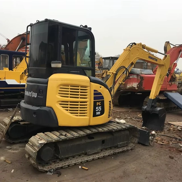 Продажа небольшого высококачественного подержаного экскаватора Komatsu PC55 55MR прочный PC55MR-2