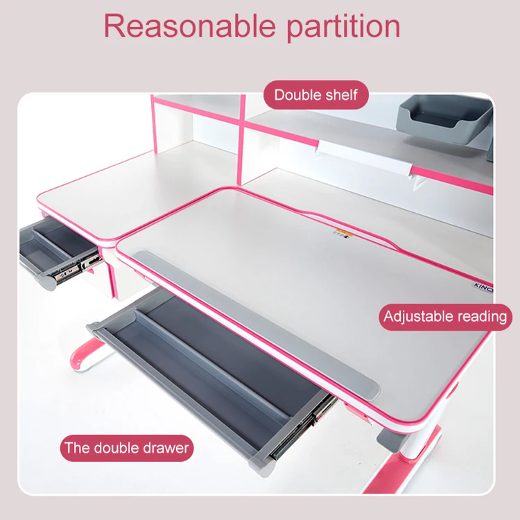 Высококачественные эргономичные и регулируемые по высоте рабочие столы для детей, Школьная парта для дома