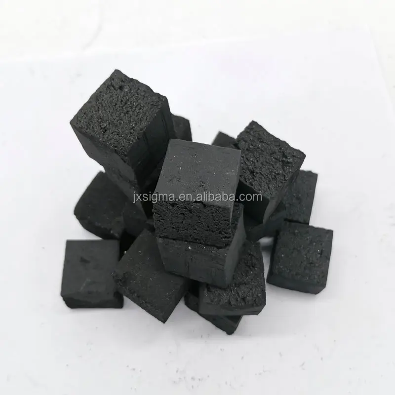 Sigma coconut shell cubes shape panda coco charcoal for shisha