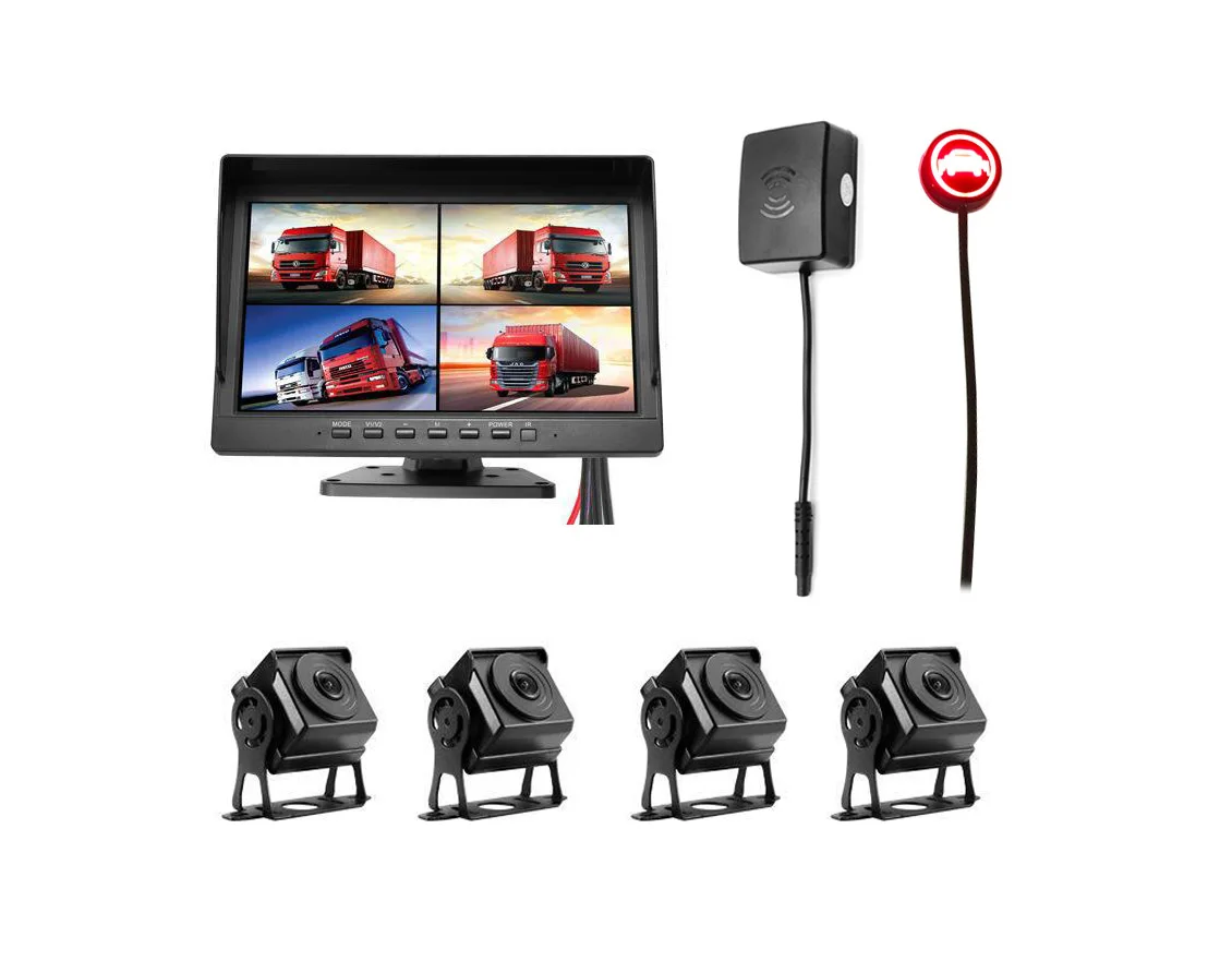 Camera with Parking Rear Sensors 20M long range radar for Bus PWAS