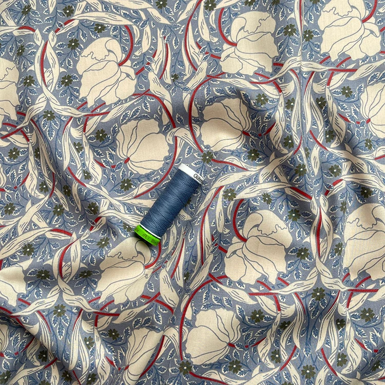 Liberty cotton lawn wholesale OEM fabric digital printed on demand for dress