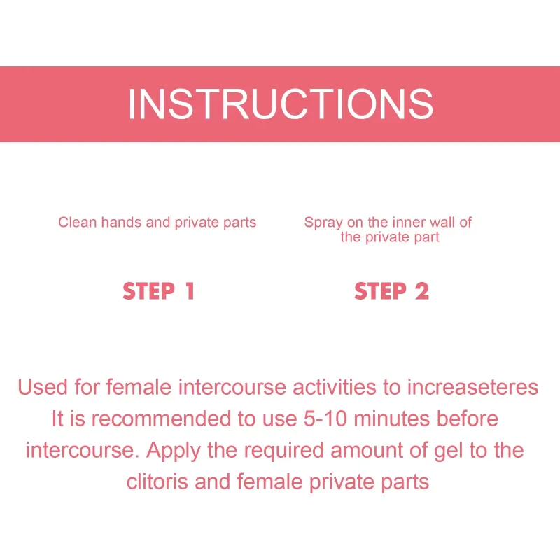 Hot Selling Long Time Sexual Enhancement Moisturizing Firming Care Liquid Plant extract Female Massage Fluid For Adult Women Sex