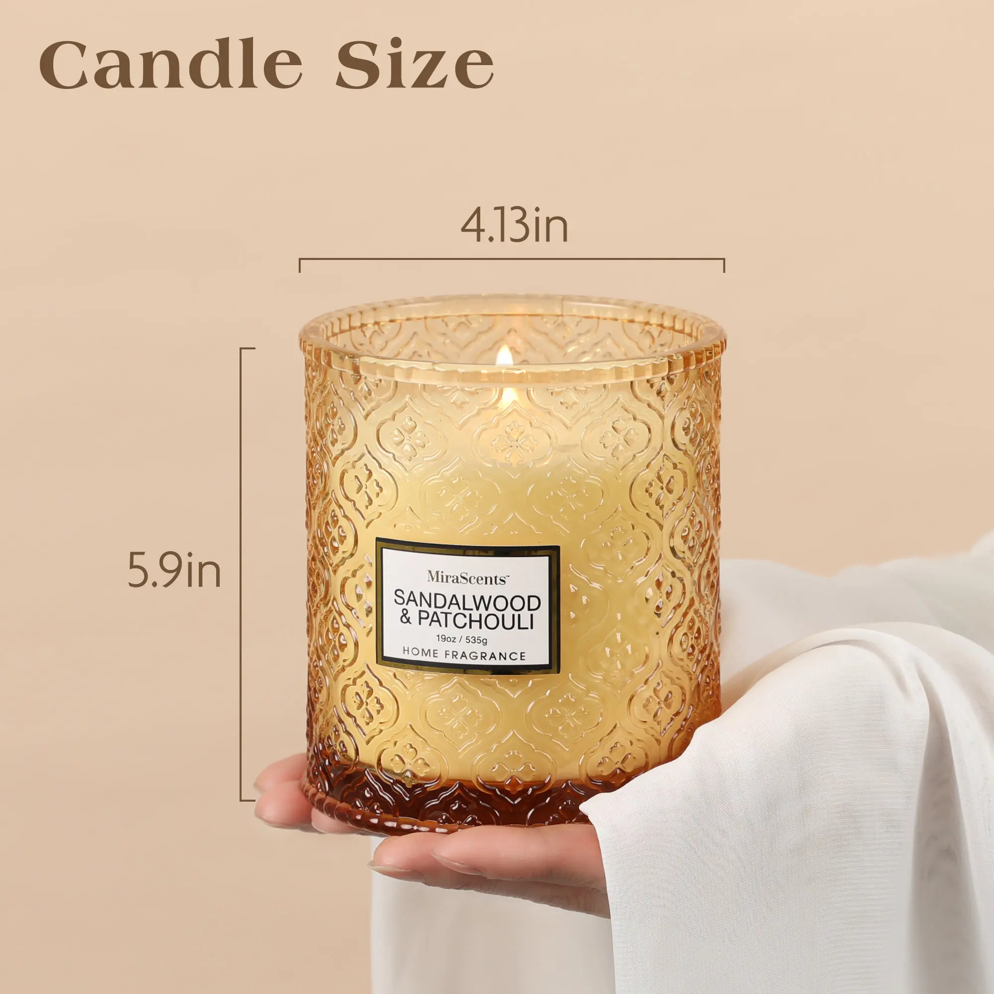 Luxury Soy Wax Fragrance Home Valentines Christmas Gift Set Box Glass Jar Custom in Stock Aromatic Scented Candle