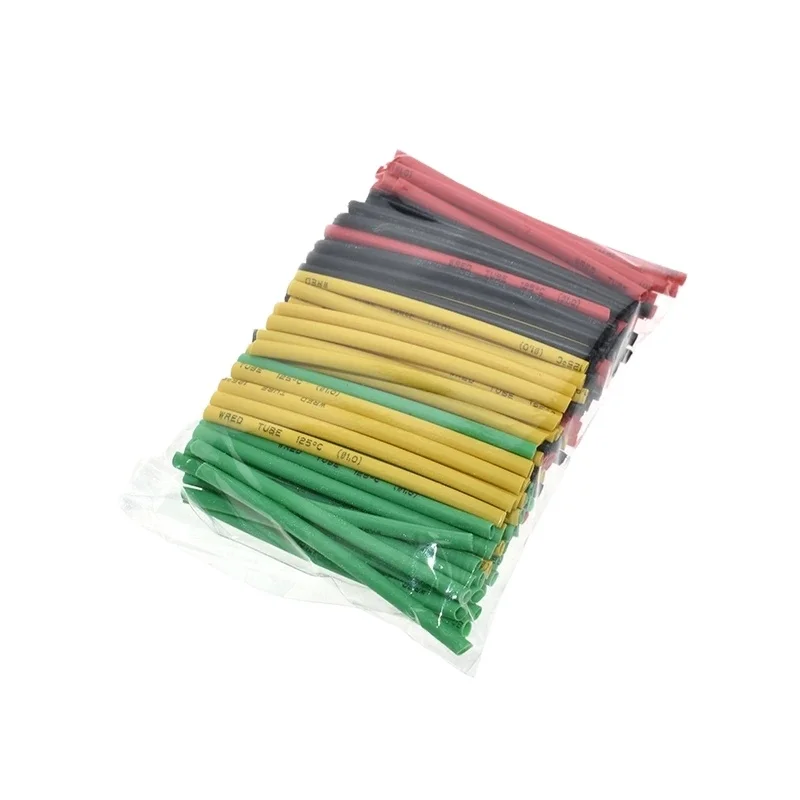 Shrinking 328Pcs  328Pcs Car Electrical Cable Tube kits Heat Shrink Tube Tubing Wrap Sleeve Assorted 8 Sizes Mixed Color