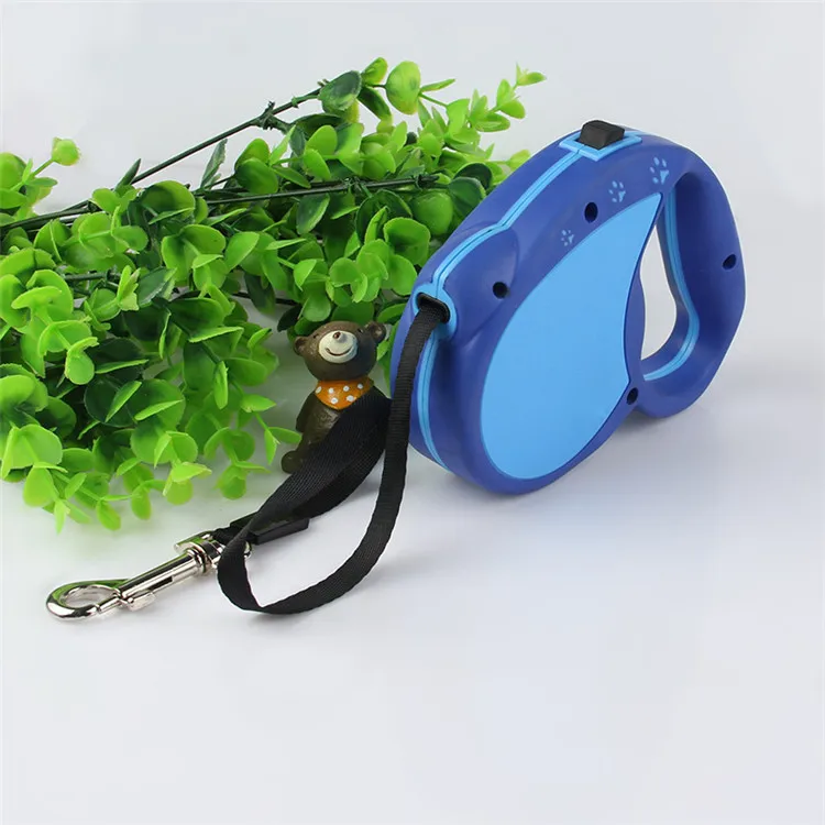 Strong nylon hands free retractable lead pet leash for dogs training walking