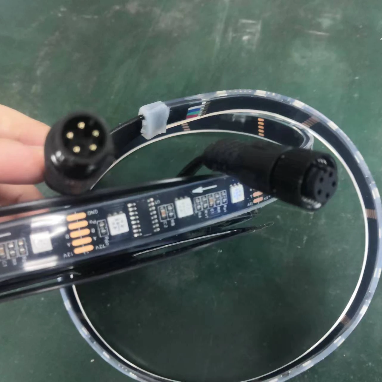 DC 24V 12V ucs512 smd 5050 60 leds rgb контройлер с управлением dmx 512 16.4ft 300 светодиодов IP20 IP65 IP67 IP68 изменение цвета гибкие цветных (rgb) светодиодных лент