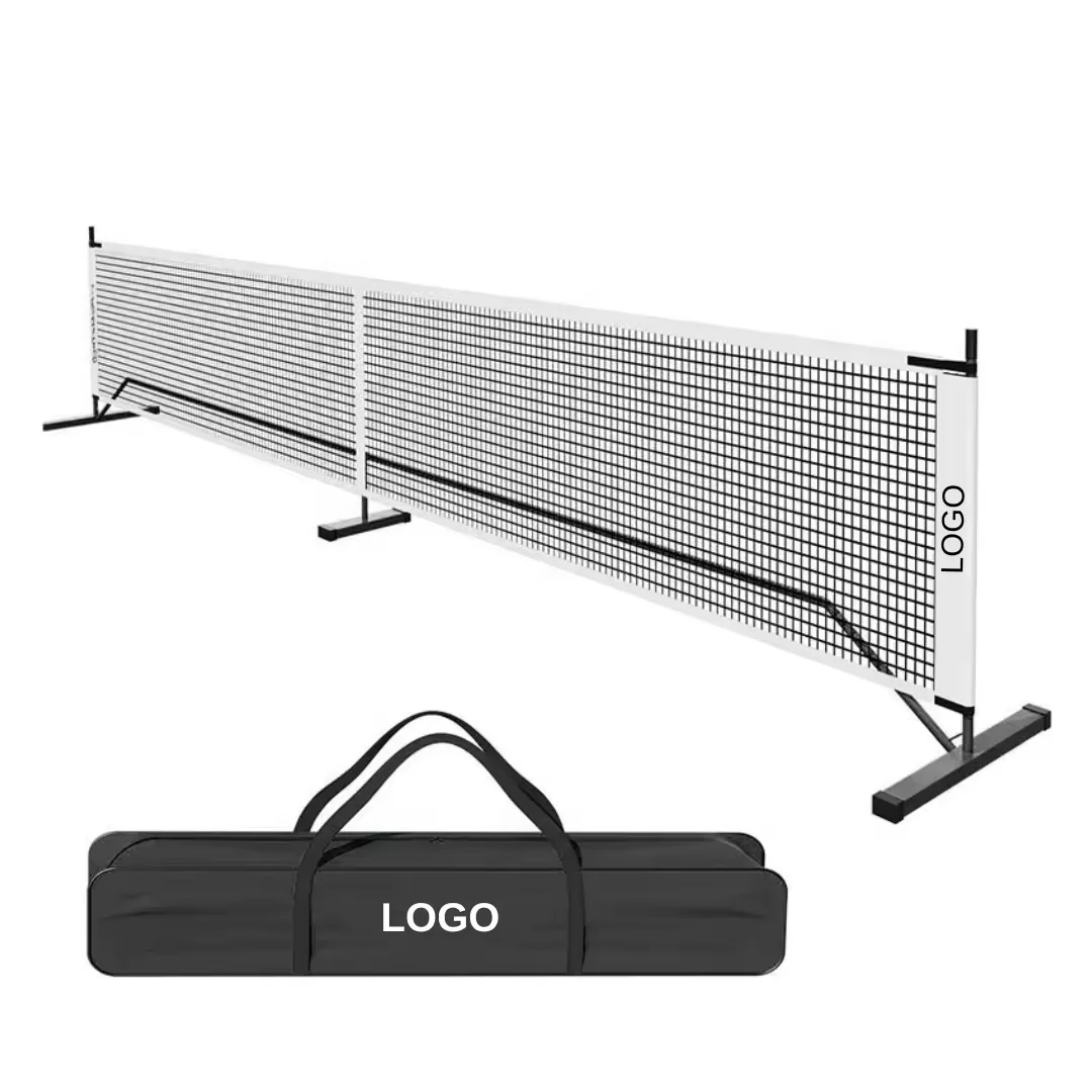 Pickleball Net Portable 670x90cm Outdoor Pickleball Nets With Frame Full Sets Pickle Ball Game Net System with Carrying Bag