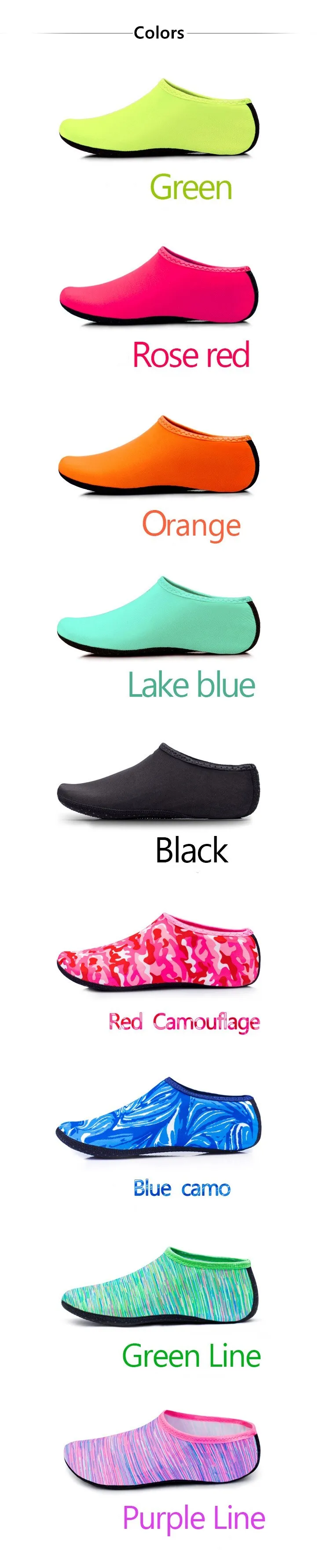 New Products Oem Beach Shoes Trade Water Skin Shoes Aqua Socks For Beach Swim Pool, Fashionable Neoprene Beach Shoes