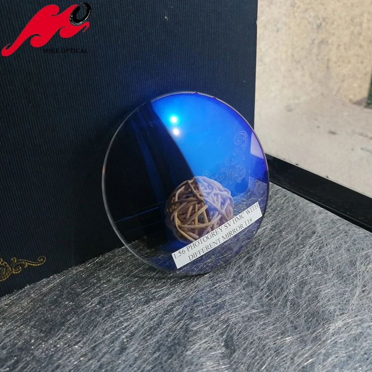 Оптические линзы с различным зеркалом AR Coating 1 56 PHOTOGREY SV HMC лучшего качества низкая цена оптовая продажа Линзы для