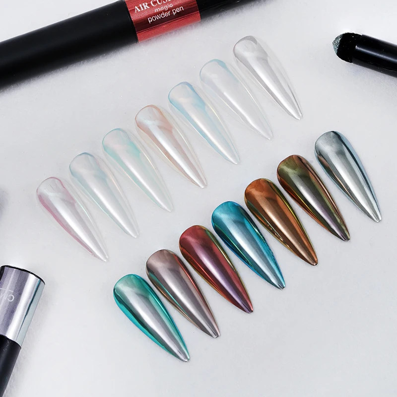 Custom Private Logo Fine Powder Aurora Powder Magic Pen Cosmetic Eye Shade Magic Pen