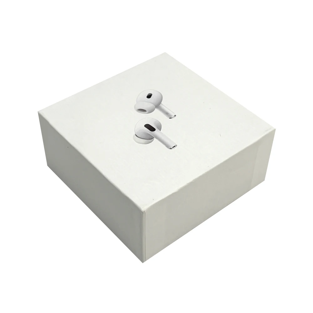 Customized Logo Luxury Cardboard Electric Packaging Removable Lid And Based 2 Piece Rigid Boxes for bluetooth earphone