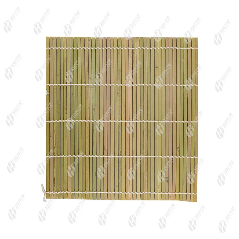 24 см китайская фабрика, бамбуковый коврик для суши, зеленый или белый коврик для суши с роликами по оптовой цене