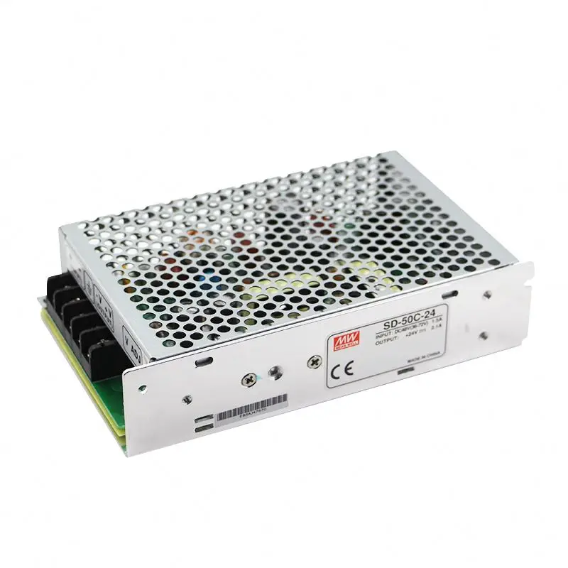 Meanwell SD-50C-24 50 Вт DC-DC преобразователь Регулятор модуль с переключением между дальним и выход для автоматического вождения 24В Импульсный источник питания светодиодного табло