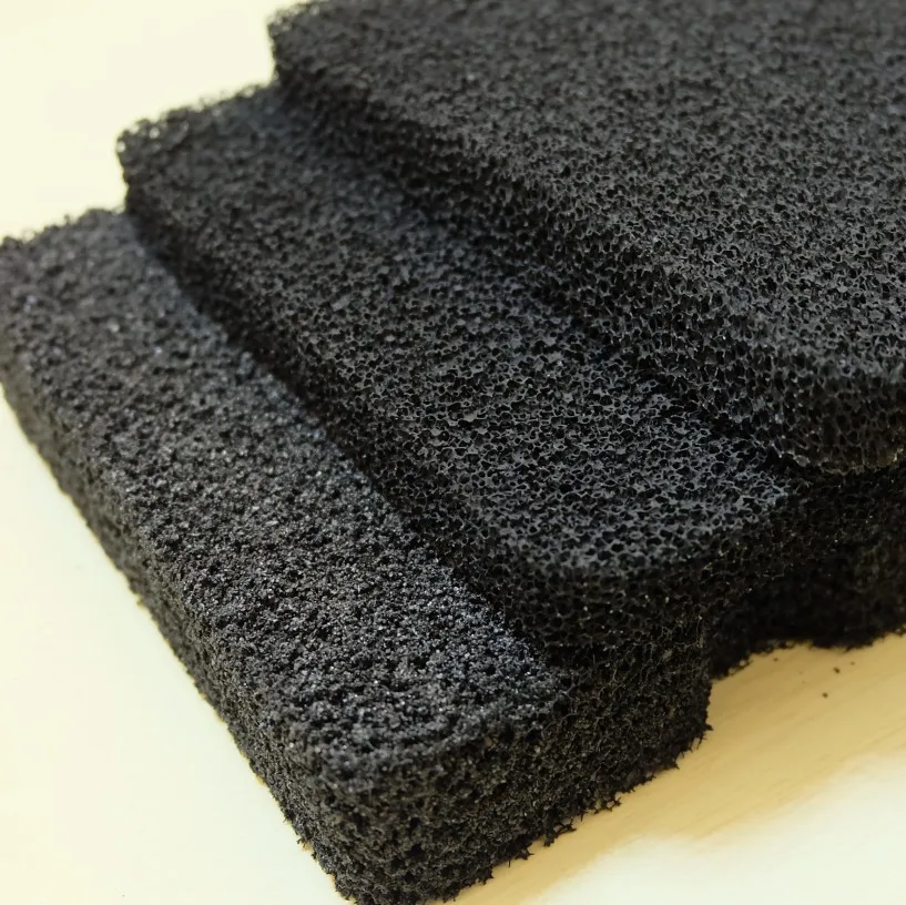 Черный фильтр из активированного угля, поролоновая губка, фильтр из активированного угля