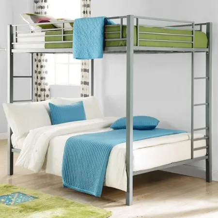 Modern  strong Wholesale Metal Beds  double bunk bed Student Dormitory Hotel  metal bed
