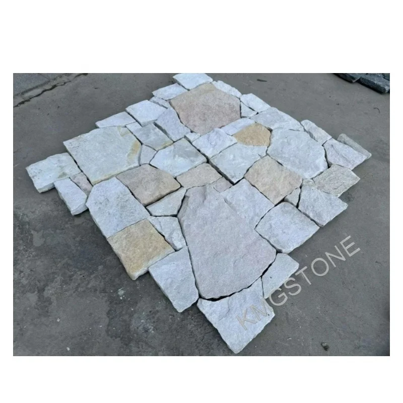 Modern Design Loose Flagstone Slate Stone Natural Surface Finish Block and Tile for Exterior Application