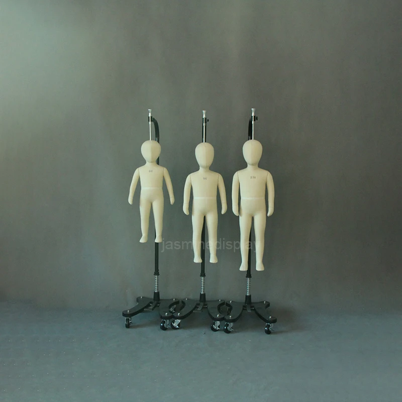 Full body infant baby with head fabric dressmaking tailoring mannequin