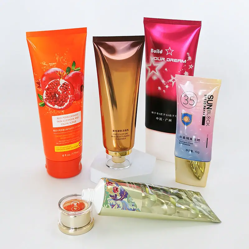 OEM Manufacturer Customized Factory ABL Lotion Skin Care Toothpaste PE Hair Cream Cosmetics Gel Hand Plastic Aluminum Tube