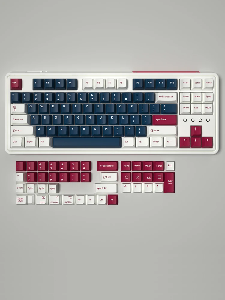 87 клавиш PBT колпачки для двойная система переключатель Hotswap Гибкая RGB USB Проводная Механическая