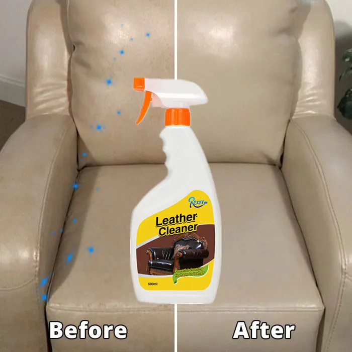 Factory OEM Fee Shipping Household And Car Interior Cleaning Deep Removal Stain Keep Bright  Leather Cleaner 500ml