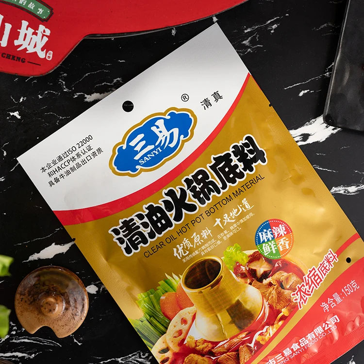 High Quality halal Vegetable Cooking Oil Clear Oil Spicy Hotpot Soup Base Stir Fry Flavoring Halal Food Seasonings For Wholesale