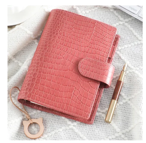 Custom personalized size layout Sketchbook agenda diary 6-ring bound A6 planner cover