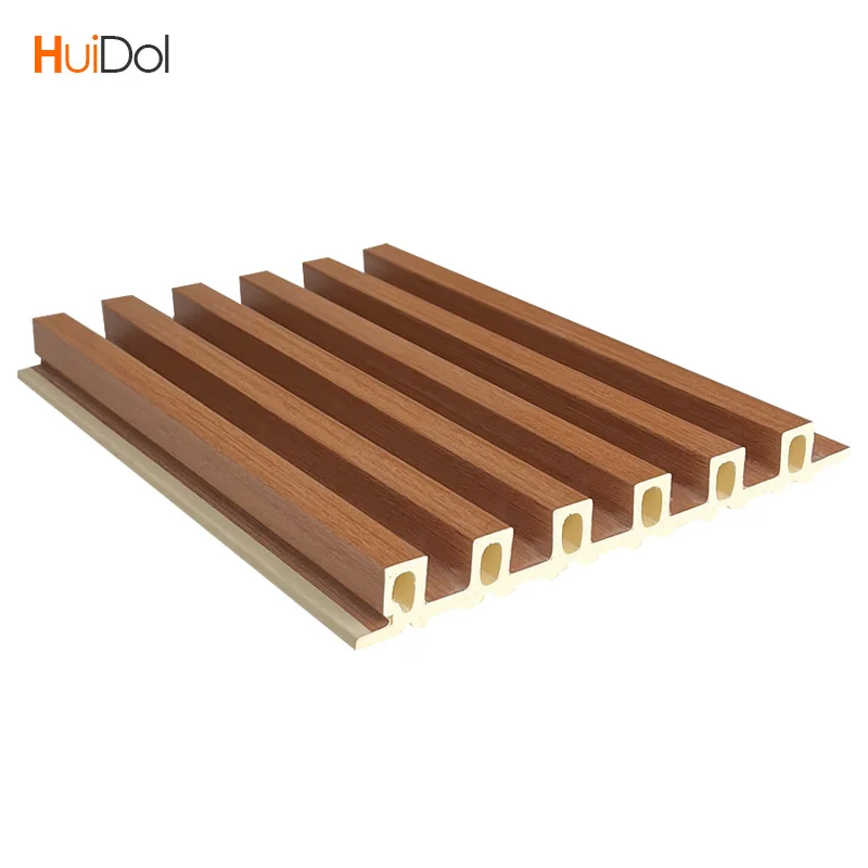 wooden grain easy install wood texture grill wpc interior wall panels manufacturer