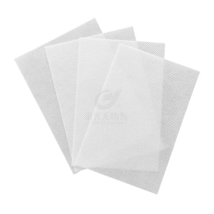 80gsm RPET Spunbond Nonwoven Fabric In Rolls Recycled PET Bottle Fabric Custom Width Custom Performance