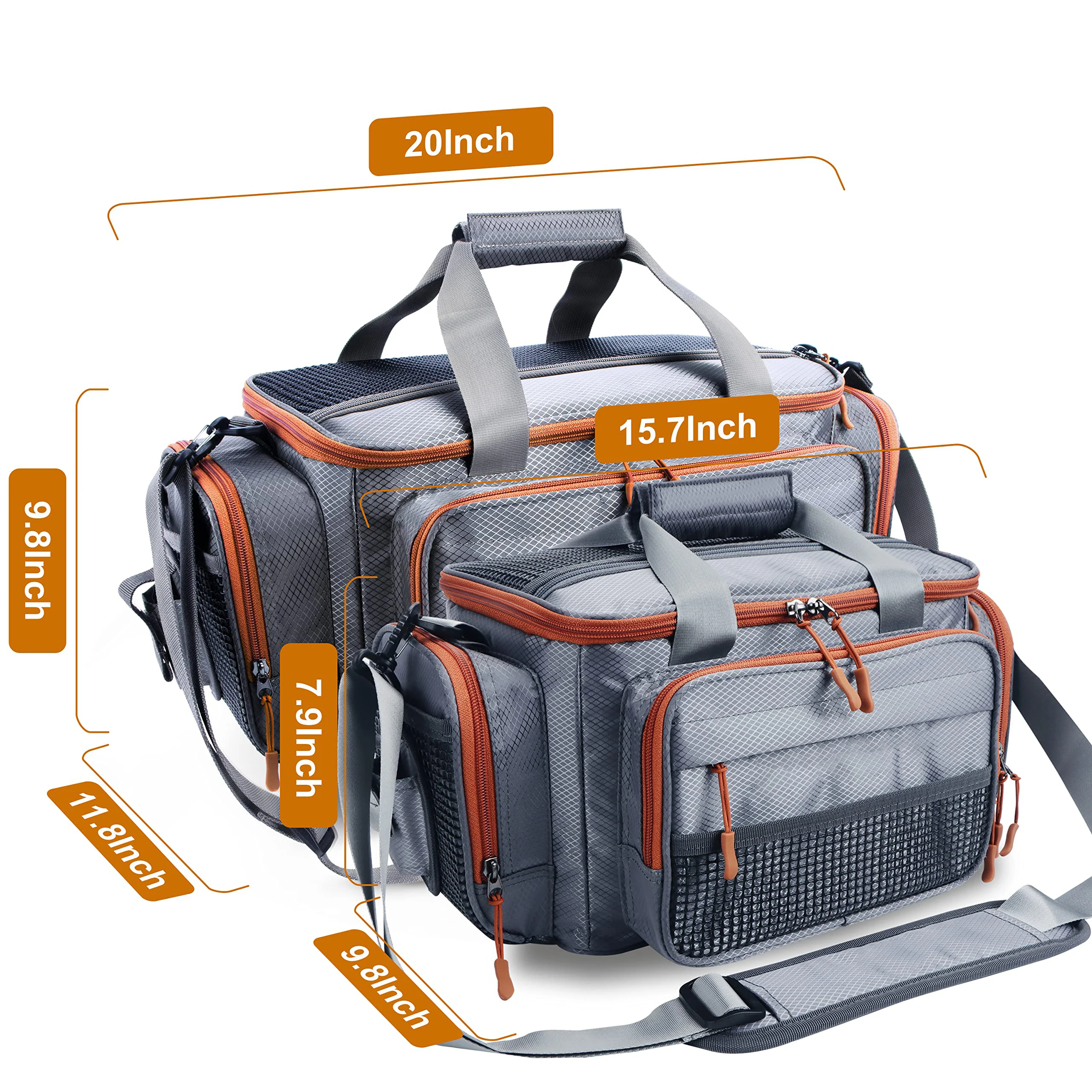 Multifunctional Fishing Tackle Bag Waist Pack Fishing Lures Tackle Gear Utility Storage Bag