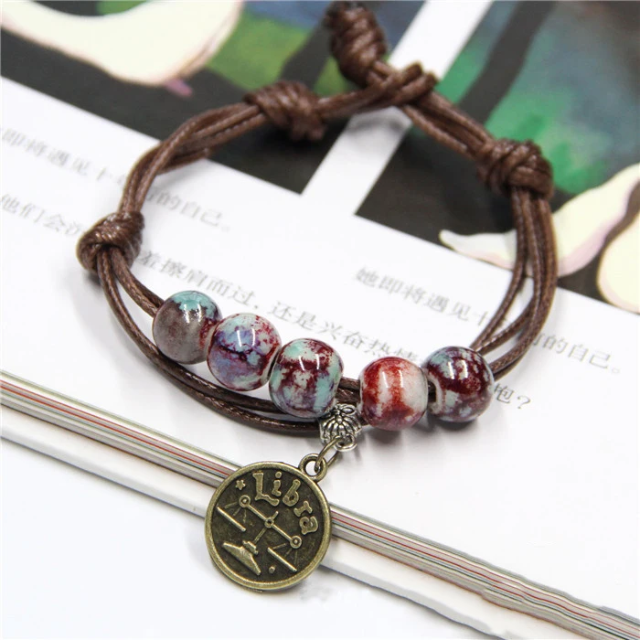 Ceramic Alloy Knitting 12 Jewelry Chinese Zodiac Bracelet