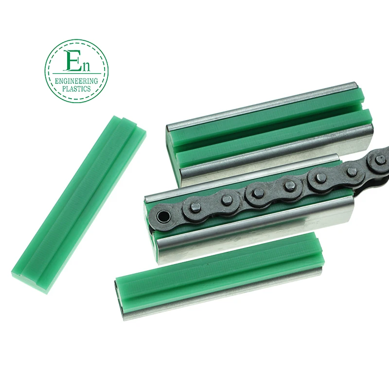 Wholesale nylon chain self lubricating industrial transportation slide rail processing custom wear resistant guide UPE