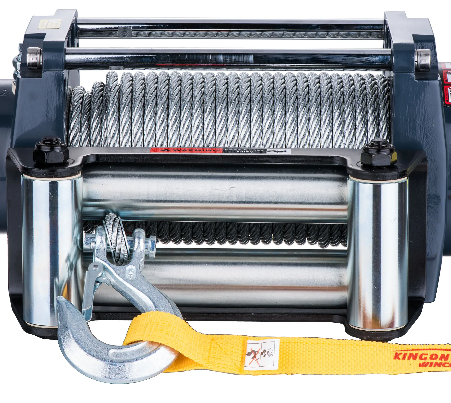 KINGONE 12000lbs electric winch 12v offroad 4x4 winch with wire winch rope