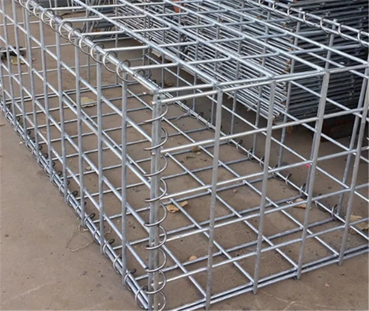 Galvanized gabion box steel wire mesh fence welded retaining wall garden wall gabion basket